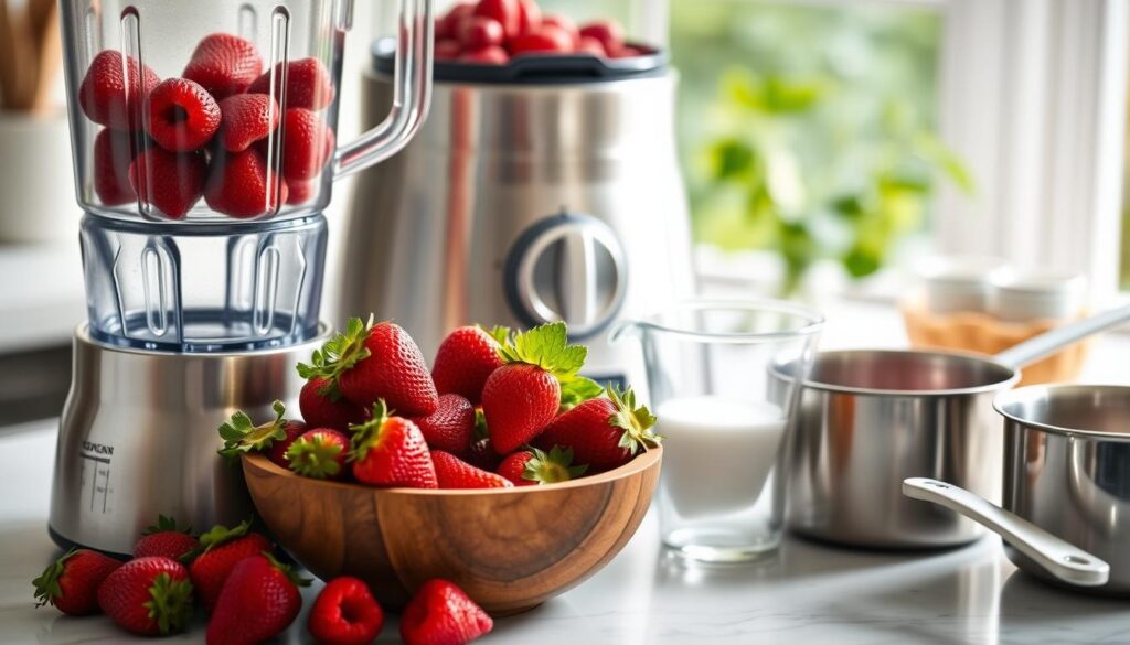 Essential Equipment for Making Strawberry Puree