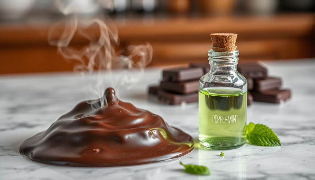 Optimal Peppermint Extract Quantity for Melted Chocolate