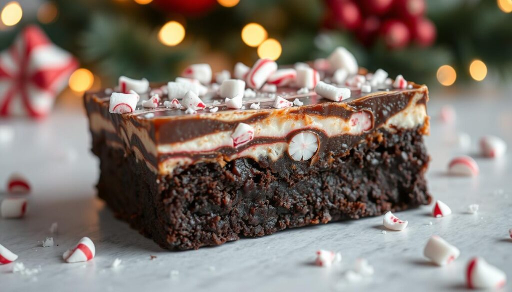 Irresistible Peppermint Bark Brownies: Chocolate and Mint Swirled